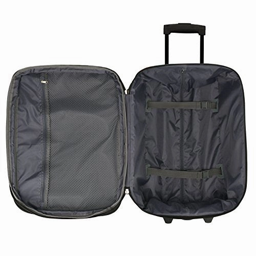 Elite Luggage Houndstooth Carry-on Rolling Luggage, Multi-color