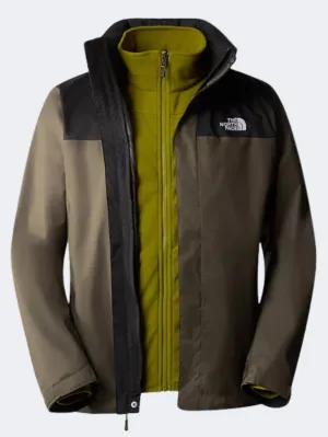 Hot Sale For Enjoy Authentic The North Face Evolve Trickclimate Ii Men Hiking Jacket Taupe Green/Sulphur Elegant Appearance , free shippng with high quality, it is a good place for you to orders these Items.