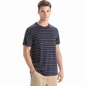 Best Deal Enjoy Authentic Icebreaker Mens Wave SS Stripe Tee ,Buy Now , 100% Quality and lowest price for you.