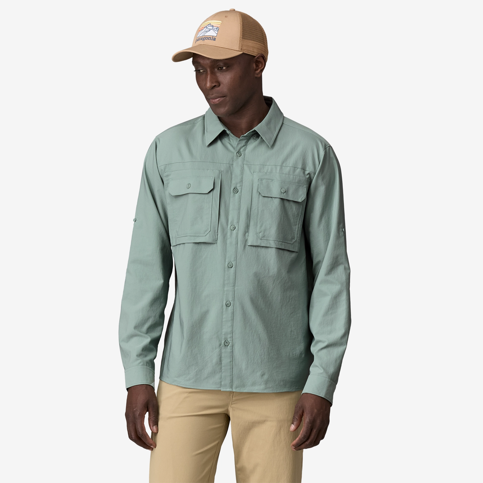 Purchase order for the 74% discount bottom price, Men's Long-Sleeved Self-Guided Sun Shirt at our online store, cheapest price and best service!