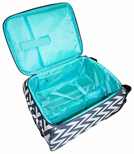 Ever Moda Chevron 360 Spinner Luggage Carry On