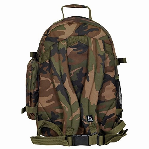 Everest Oversize Woodland Camo Backpack, Camouflage, One Size