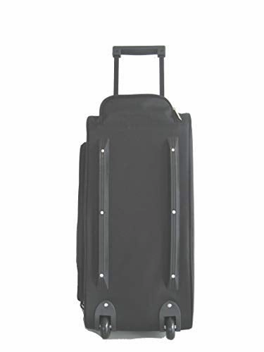 Explorer Luggage Travel Gear Duffel Bag, Black, 22"