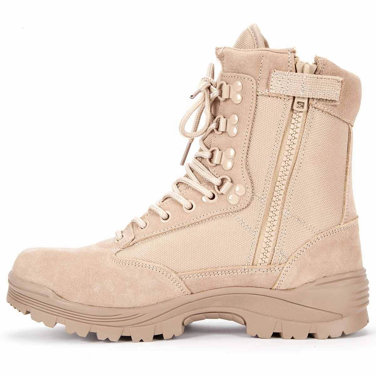 Enjoy Discount Mil-Tec Tactical Side Zip Khaki Desert Boots at clearance sale, latest Items are reasonable price for you.