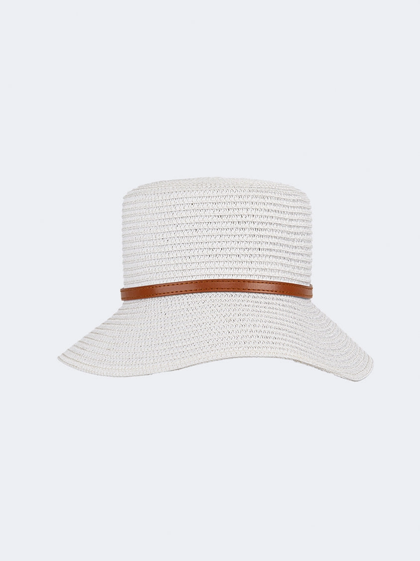 Classic Style Of FIFA World Cup Top Ten Stylish Women Beach  Panama Hat White/Camel Special This Month here, we offer a huge variety of styles, colors and sizes of Items.
