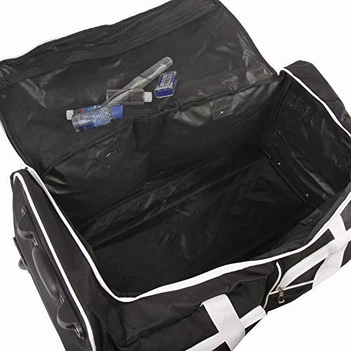 Fila 30" 8-Pocket Rolling Duffel, Black One Size