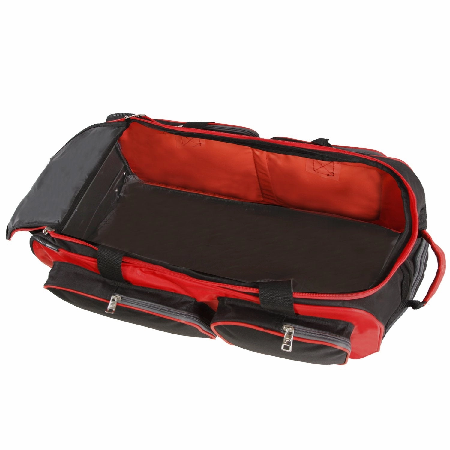 Fila 32" Large Lightweight Rolling Duffel Bag, Red, One Size