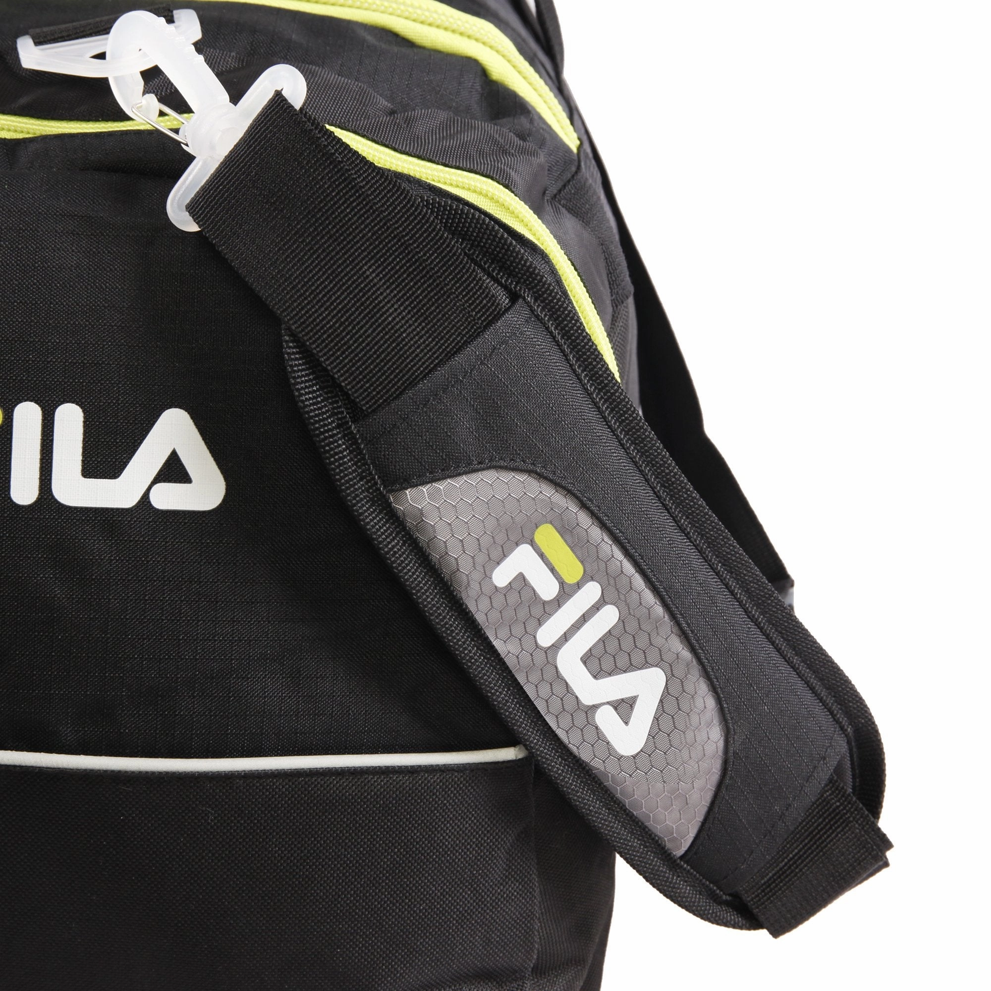 Fila Donlon Small Travel Gym Sport Duffel Bag, Neon Lime