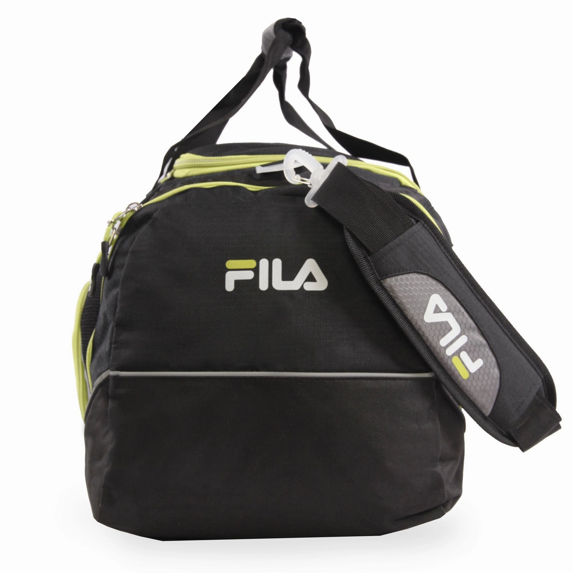 Fila Donlon Small Travel Gym Sport Duffel Bag, Neon Lime