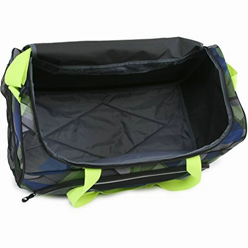 Fila Energy Md Travel Gym Sport Duffel Bag, Abstract Neon