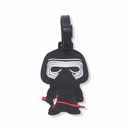 Finex Set of 4 - Star Wars: The Last Jedi Travel Silicone Luggage Tags Bag Tag Adjustable Strap