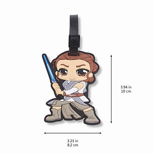 Finex Set of 4 - Star Wars: The Last Jedi Travel Silicone Luggage Tags Bag Tag Adjustable Strap