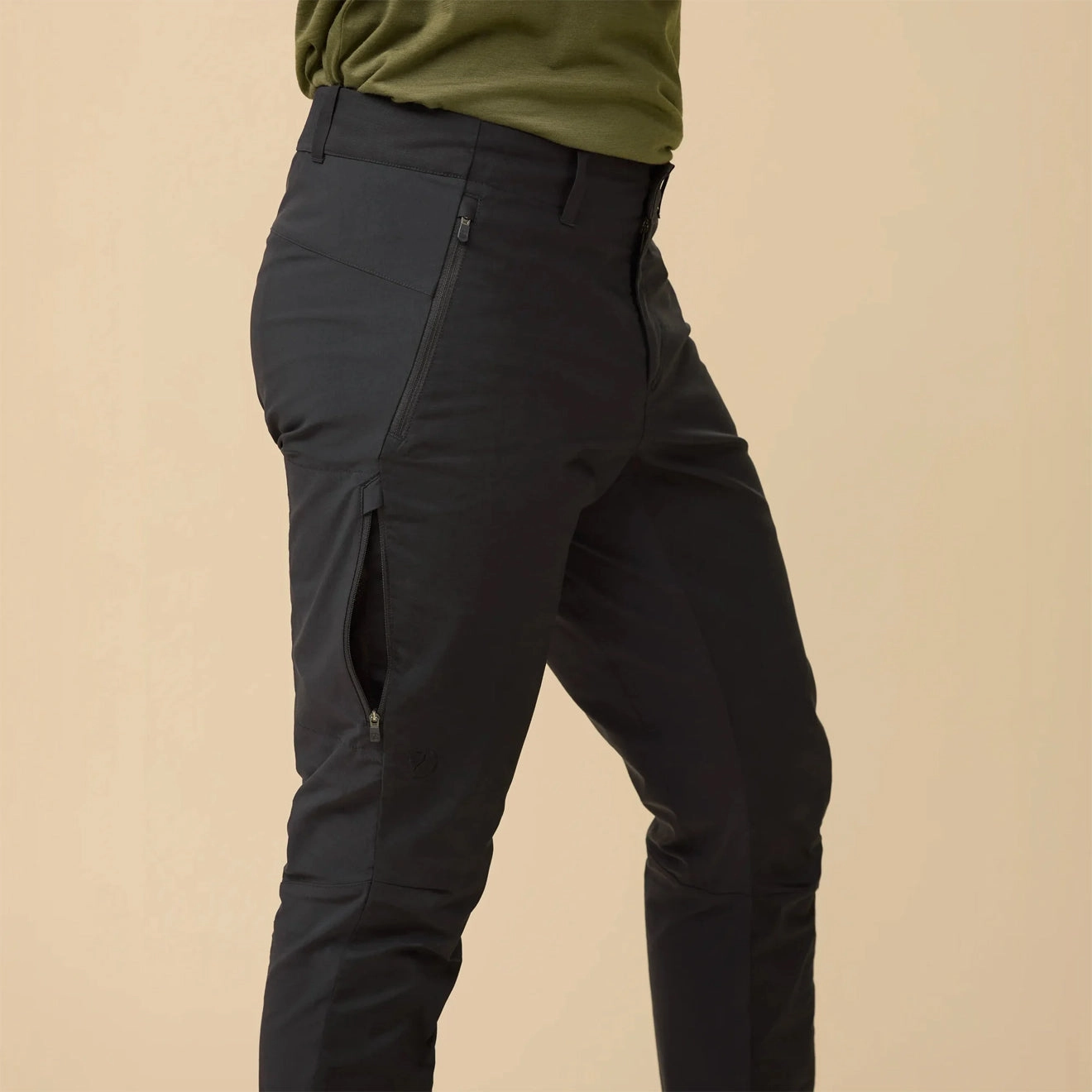 Fjallraven Hoja Hybrid Trousers Black