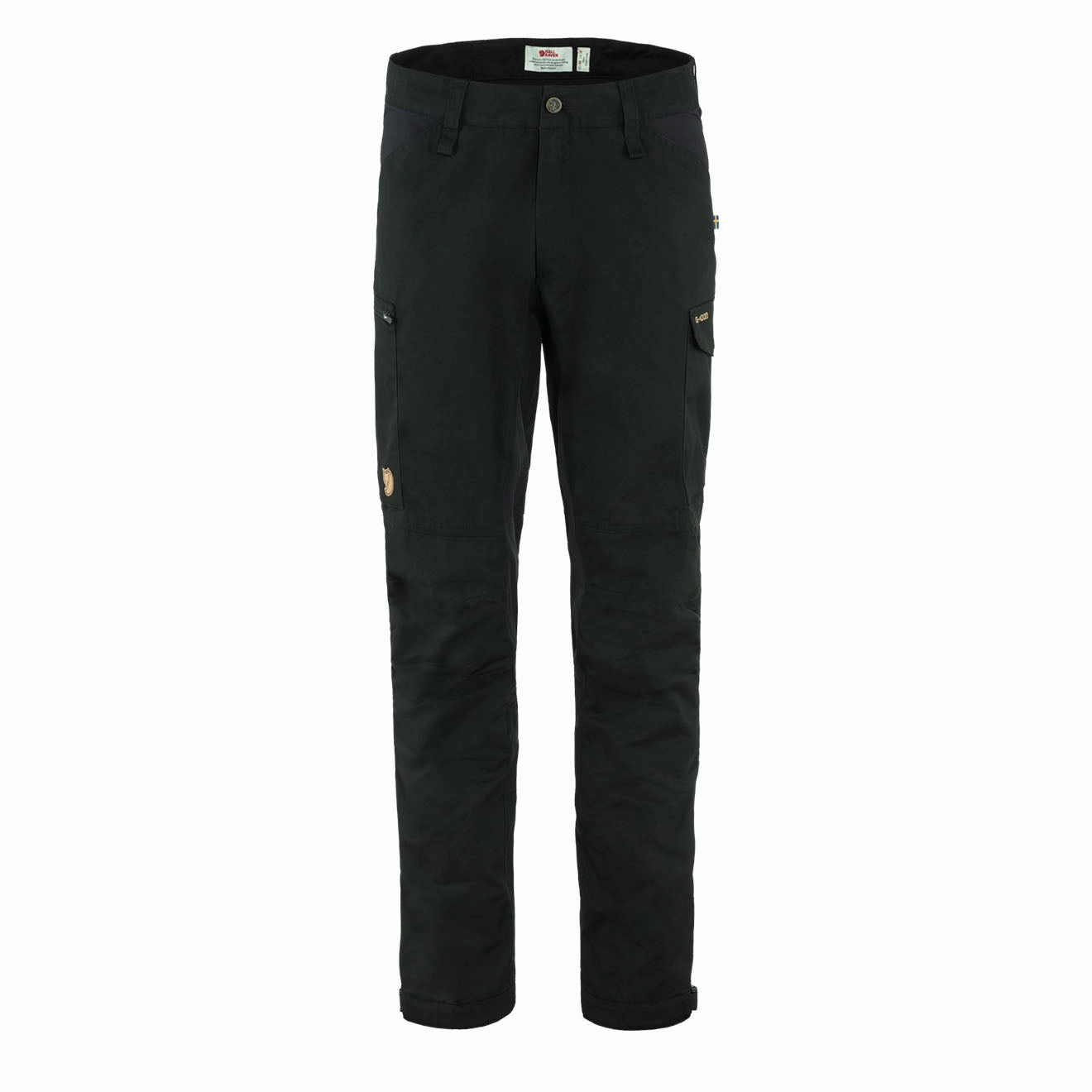 Fjallraven Kaipak Trousers Black Regular Leg mens joggers promo code