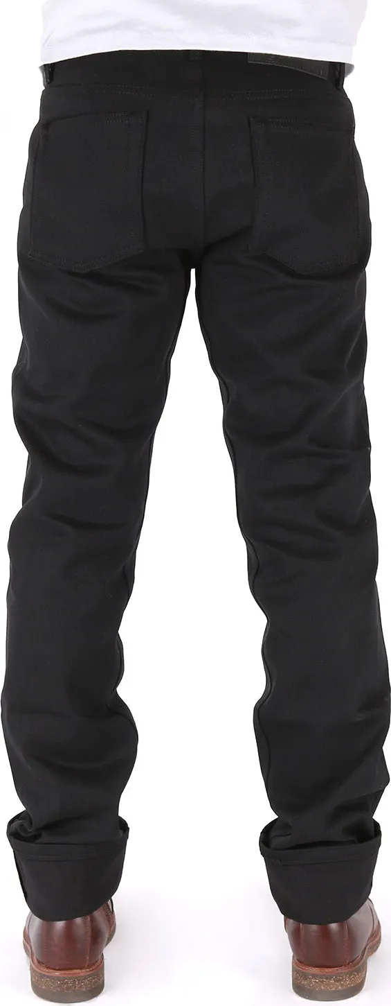 Provide Plenty Of Authentic Weird Guy Jeans - Solid Black Selvedge - Men's|-|Jeans Weird Guy - Solid Black Selvedge - Homme with affordable price, latest style and best service, free shipping worldwide.