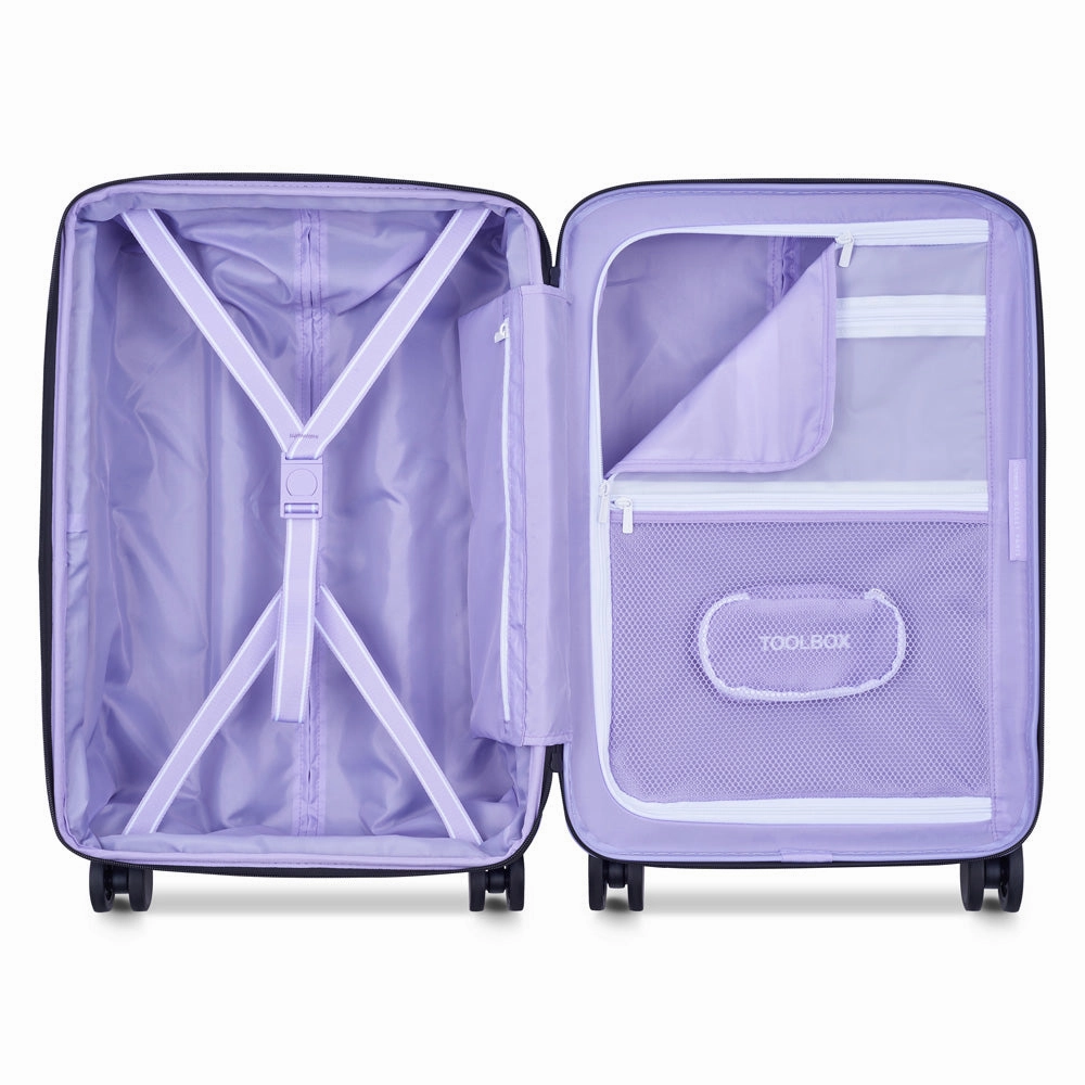 florence by mills x DELSEY PARIS Spin Me Away Expandable 20" Carry-On Spinner Upright