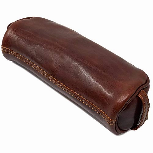 Floto Italian Leather Pencil Case Dopp Kit Toiletry Bag Shave Kit