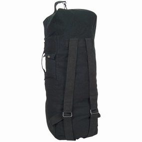 Fox Outdoor Products Two Strap Duffel Bag, Black