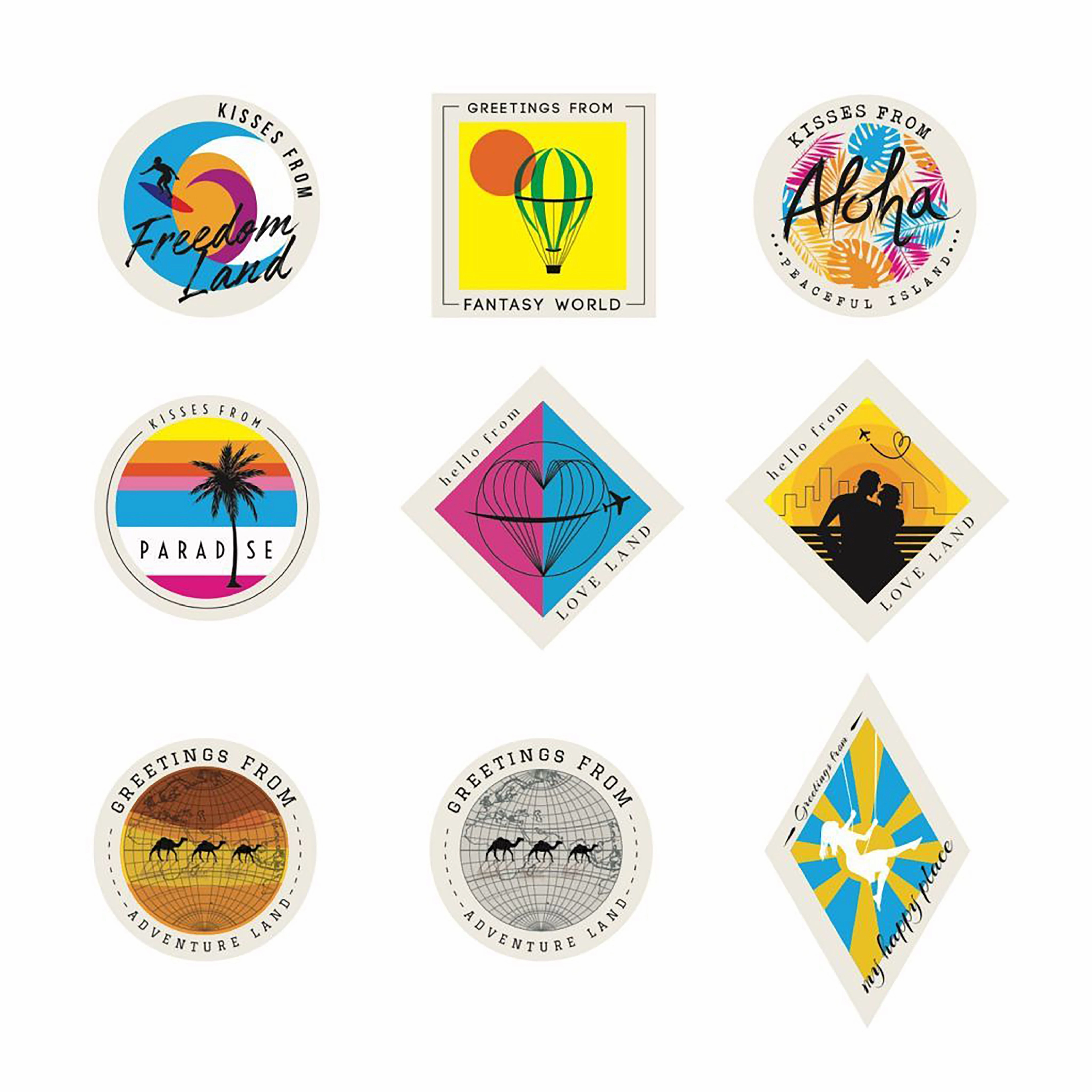 FPM Milano Bank Small Spinner Stickers