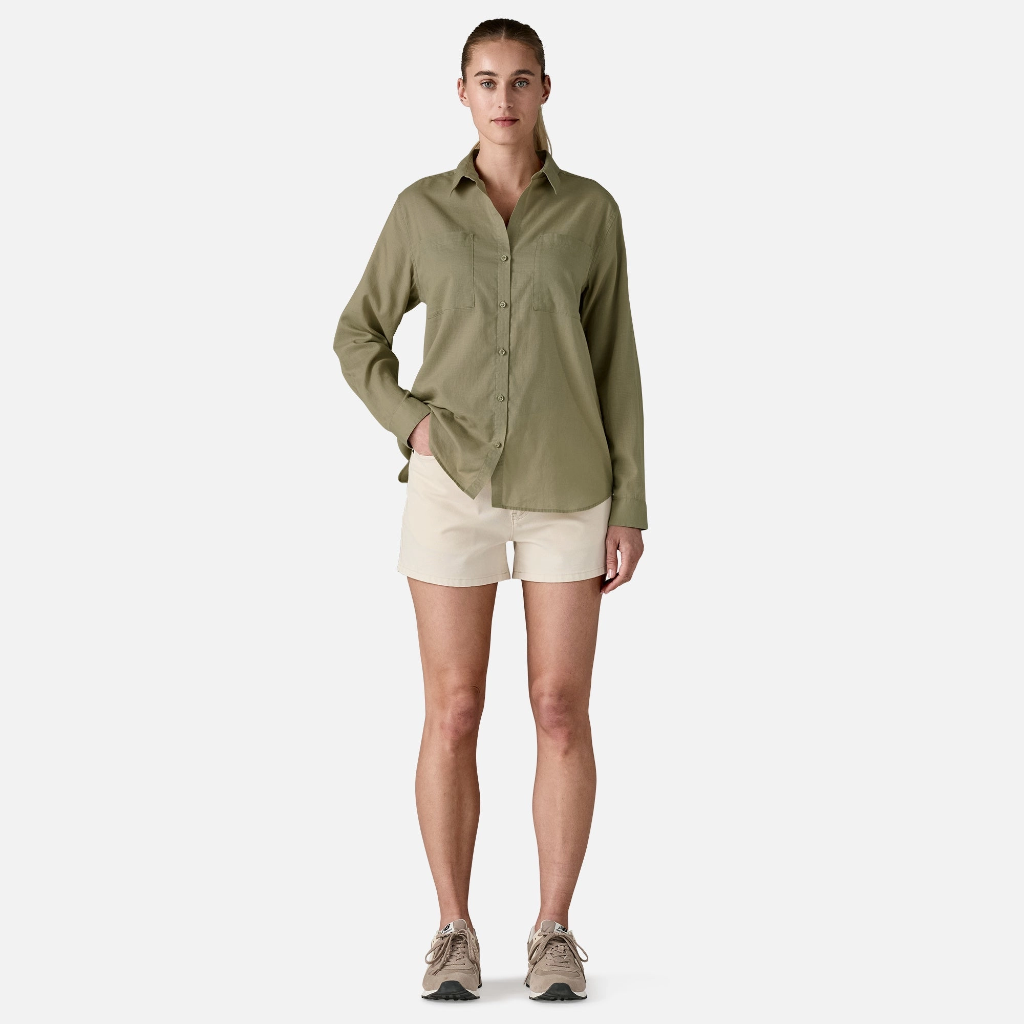 2025 Newest & Cheap Women's Lightweight A/C? Buttondown Shirt , cheapest price and newest styles!