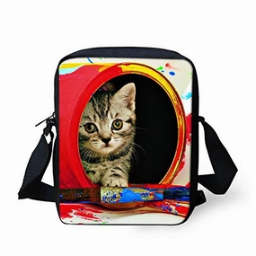 Freewander Crossbody Shoulder Bag Personalized Vivid Animal Printed Mini Handbag