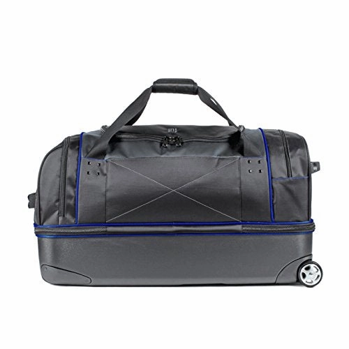 ful Workhorse 30-Inch Rolling Duffel Bag (Black And Blue)