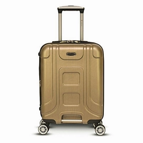 Gabbiano Provence 20" Expandable Carry-On Hardside Spinner Luggage (Golden)