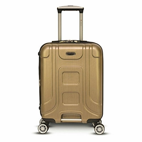 Gabbiano Provence 20" Expandable Carry-On Hardside Spinner Luggage (Golden)