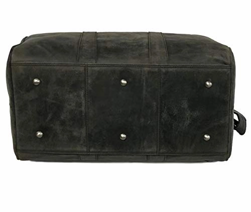 Genuine Leather Duffel Bag | Travel Overnight Weekend Leather Bag | Sports Gym Duffel Bag for Men