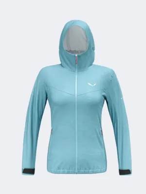 Russia Get Clearance Salewa Puez 2.5 L Powertex Women Hiking Jacket Blue Air ,In Stock is hot sale, don't be heisate, discount Items for you.