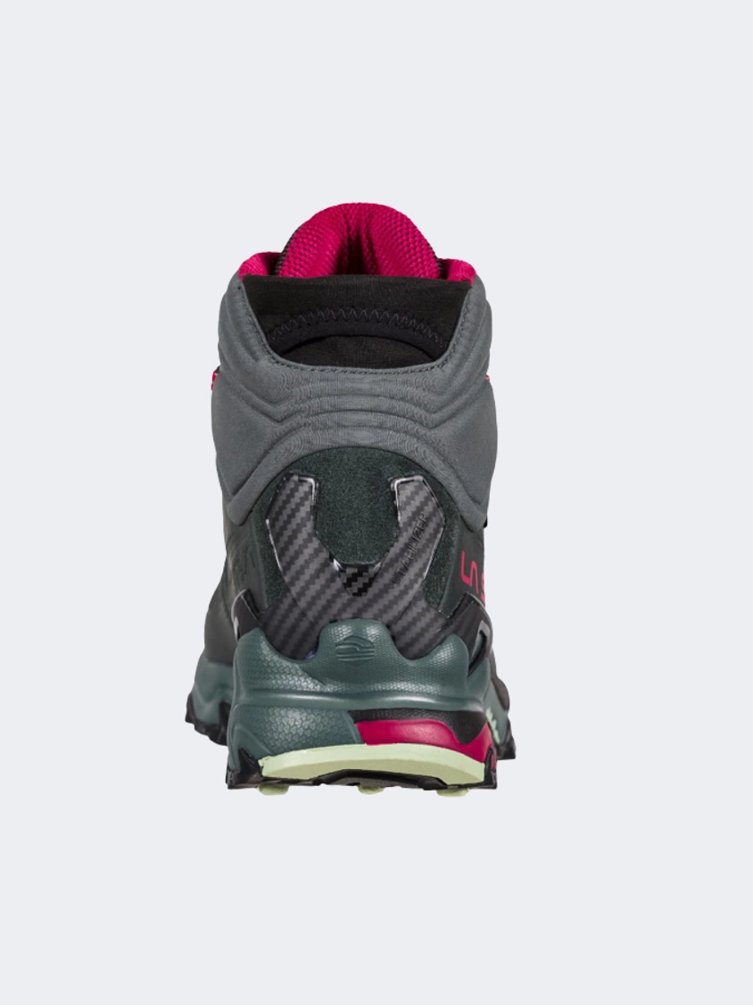 Buy Cheap & Authentic La Sportiva Ultra Raptor Ii Mid Leather Women Hiking Boots Charcoal/Cerise hot sale now, more discount and more surprise.
