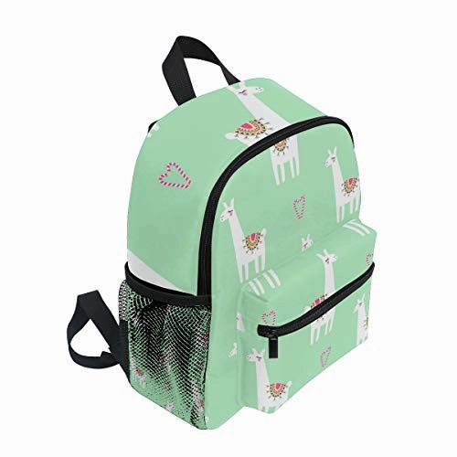 GIOVANIOR Llama Alpaca Love Lightweight Travel School Backpack for Boys Girls Kids