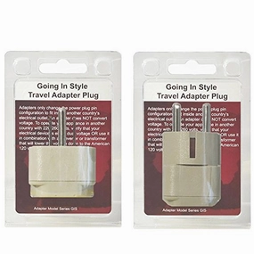 Going In Style Korea (North And South) Grounded Adapter Plug Kit - Gua And Gub