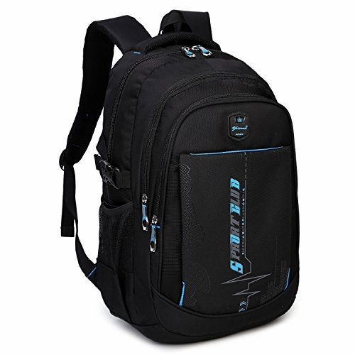 Goldwheat School Backpacks Student Bookbag Casual Shoulder Daypack Travel Back Pack for Teen Boys