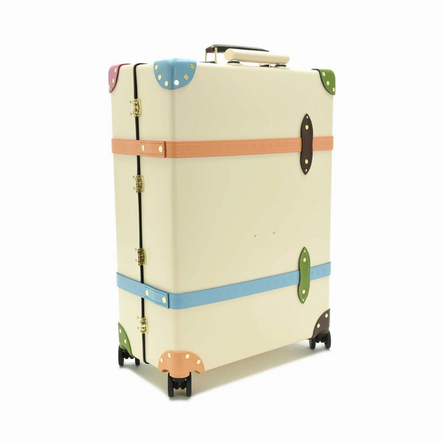 Golf Le Fleur  Large Check-In - 4 Wheels | Ivory/Multi/Gold
