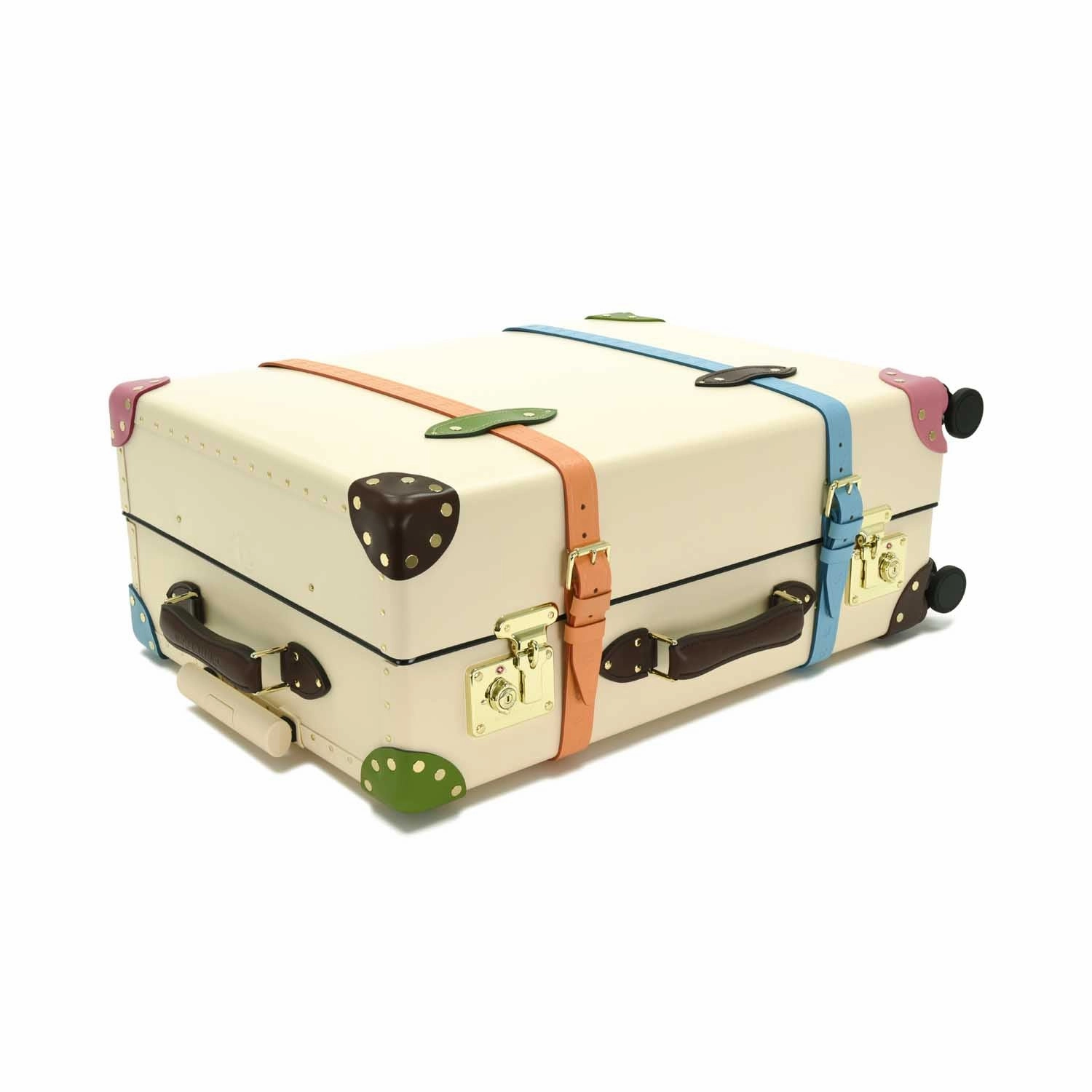 Golf Le Fleur  Large Check-In - 4 Wheels | Ivory/Multi/Gold