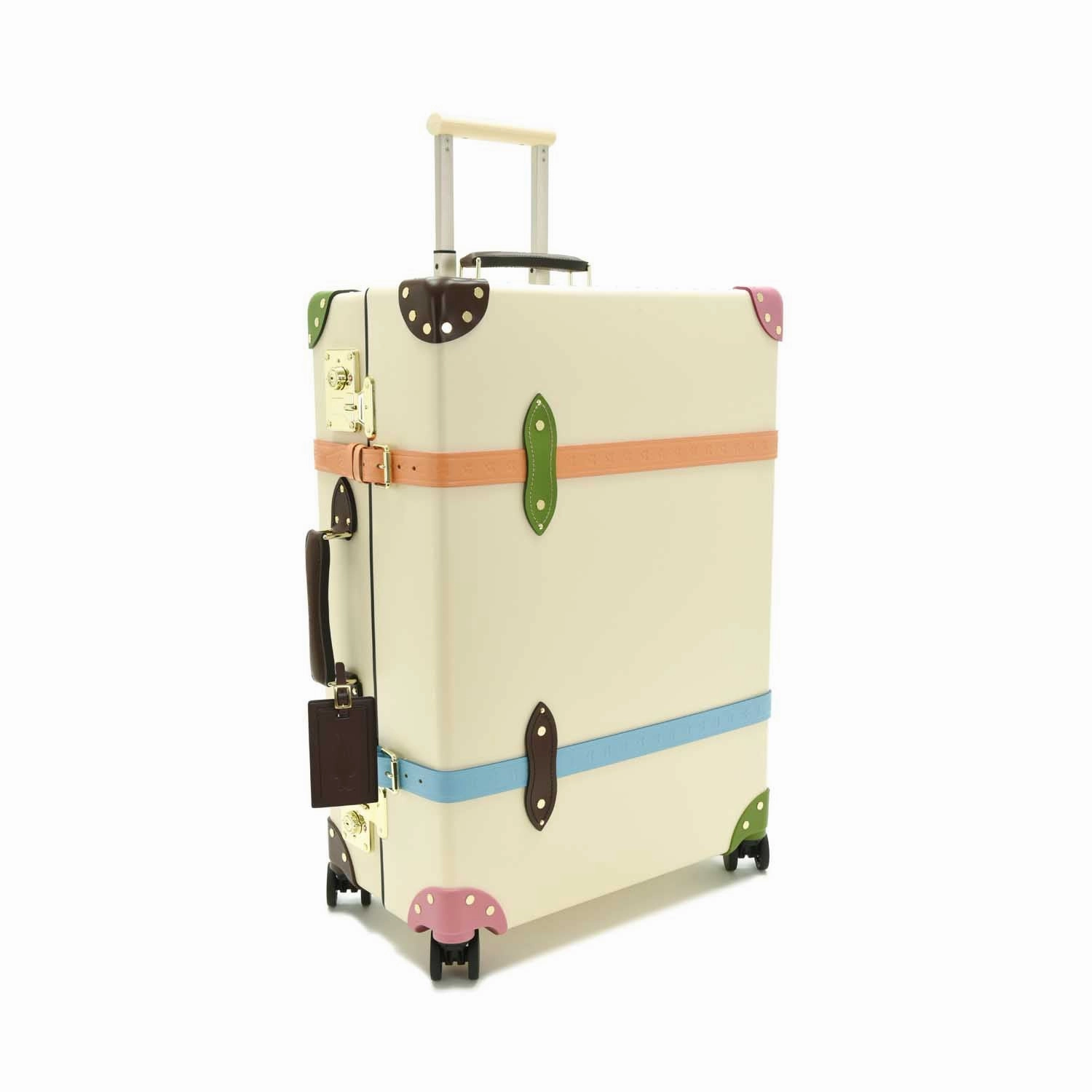 Golf Le Fleur  Large Check-In - 4 Wheels | Ivory/Multi/Gold