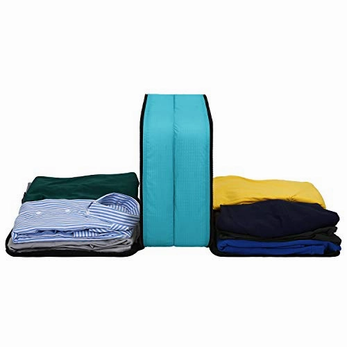 Gonex Large Packing Cubes, Double Sided Travel Suitcase Organizer 3 pcs Blue