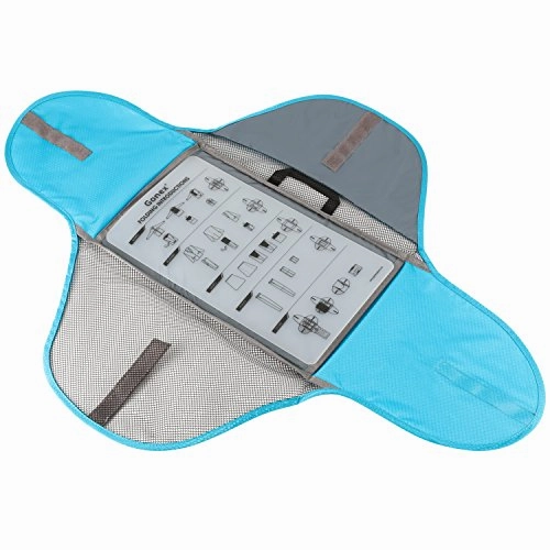 Gonex Packing Folder,18" Travel Garment Bag for Shirt 2pcs Blue