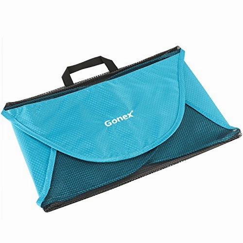 Gonex Packing Folder,18" Travel Garment Bag for Shirt 2pcs Blue