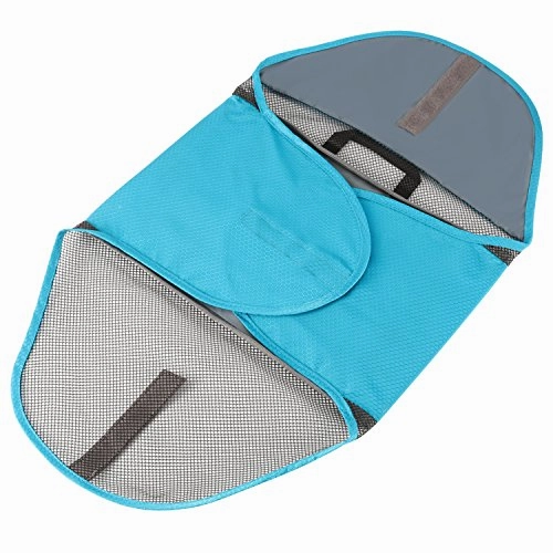 Gonex Packing Folder,18" Travel Garment Bag for Shirt 2pcs Blue