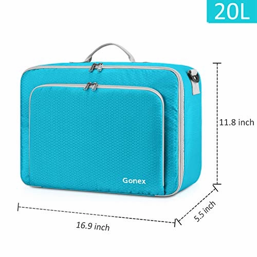 Gonex Travel Duffel Bag, Portable Carry on Luggage Personal Item Bag for Airlines, Water&