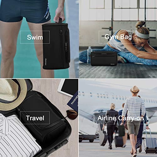 Gonex Travel Toiletry Bag, Hanging Water Restistant Organizer Case for Dopp Kit, Cosmetics and