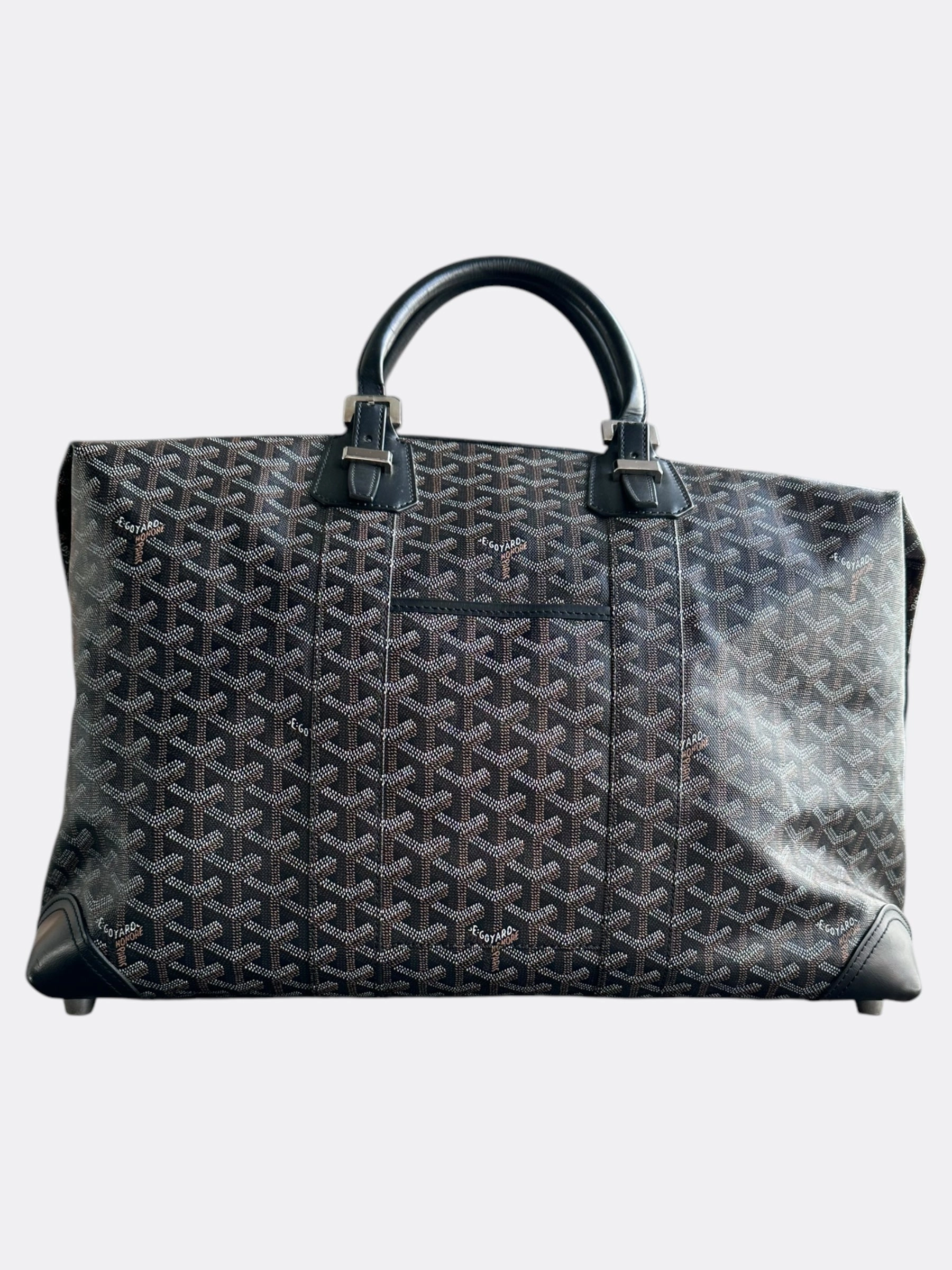 Goyard Black Bowling 45 Duffel Bag