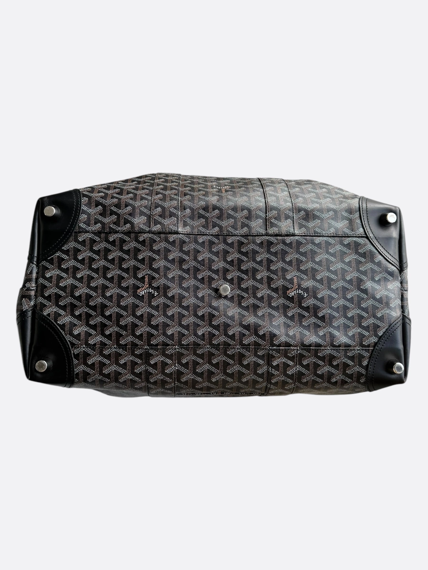 Goyard Black Bowling 45 Duffel Bag