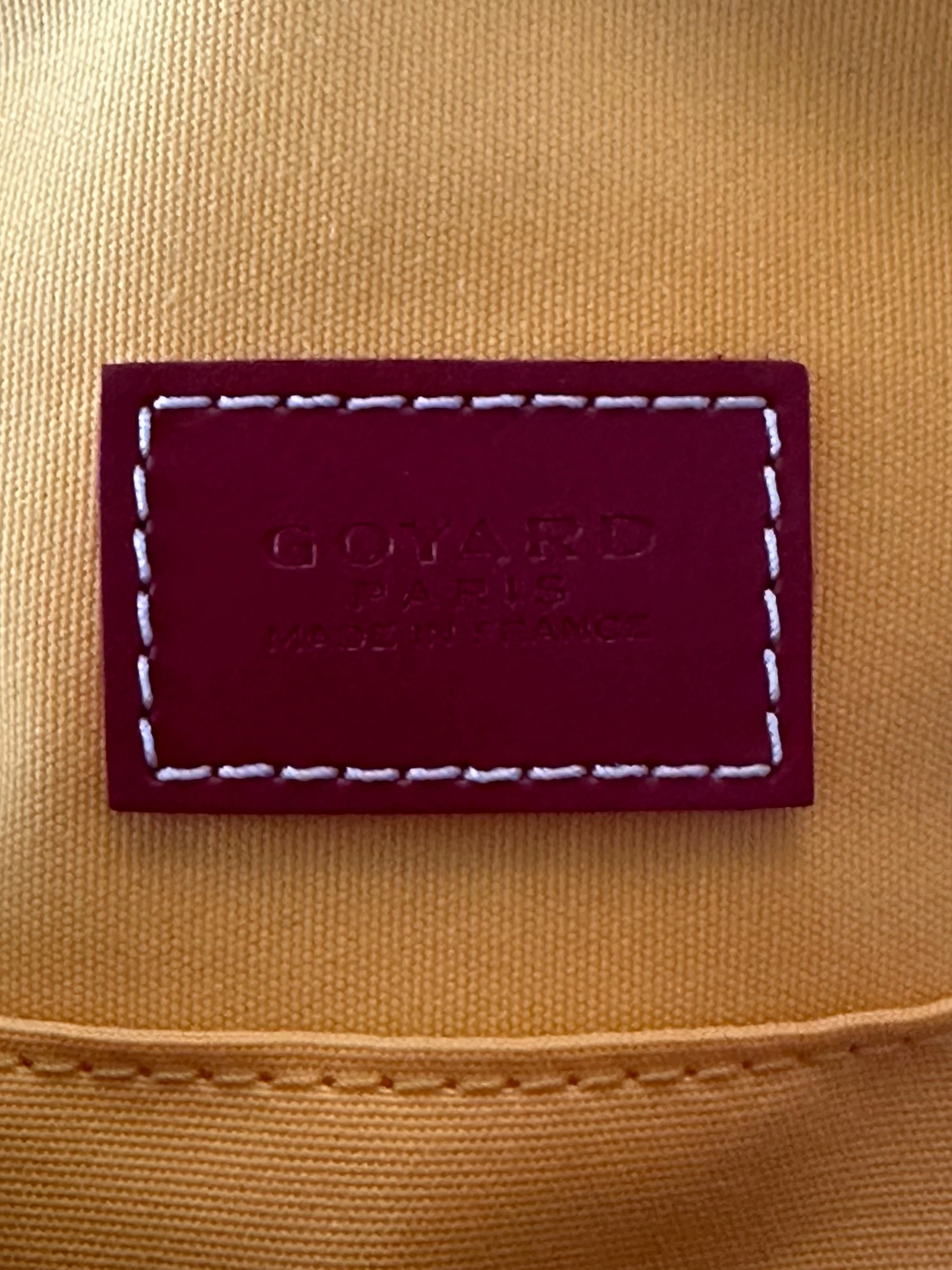Goyard Burgundy Boeing 25 Mini Duffel Bag