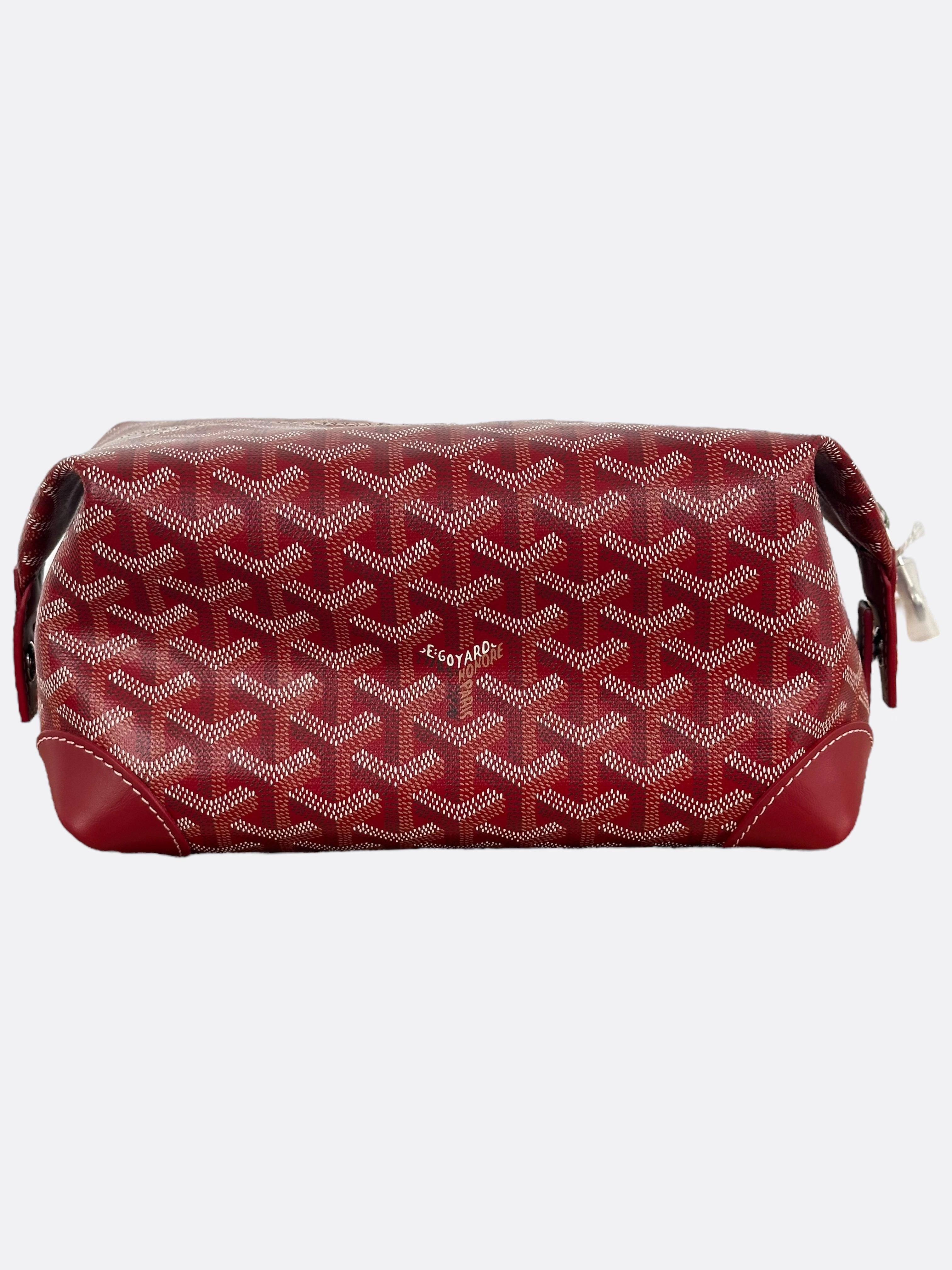 Goyard Burgundy Boeing 25 Mini Duffel Bag