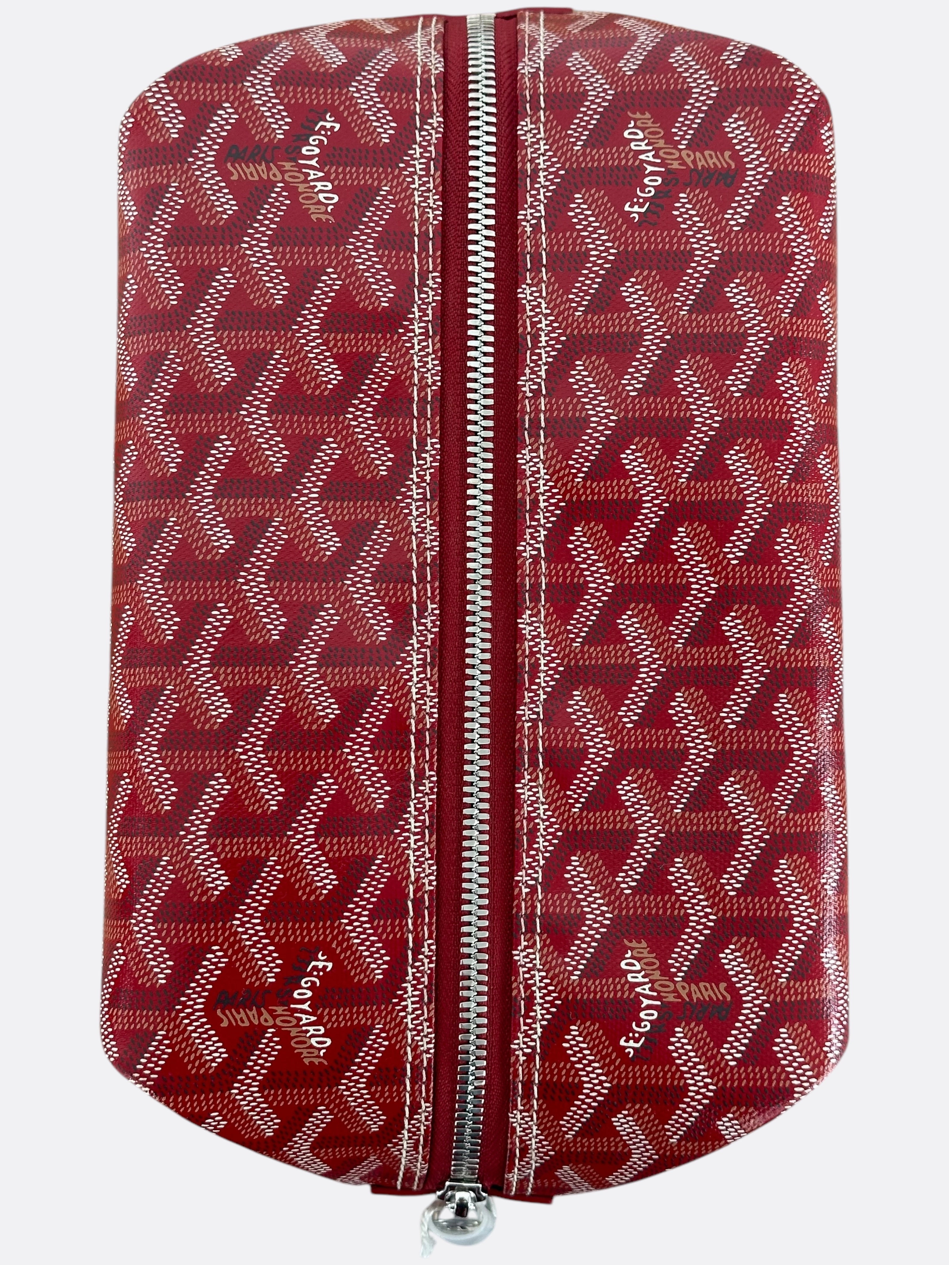 Goyard Burgundy Boeing 25 Mini Duffel Bag