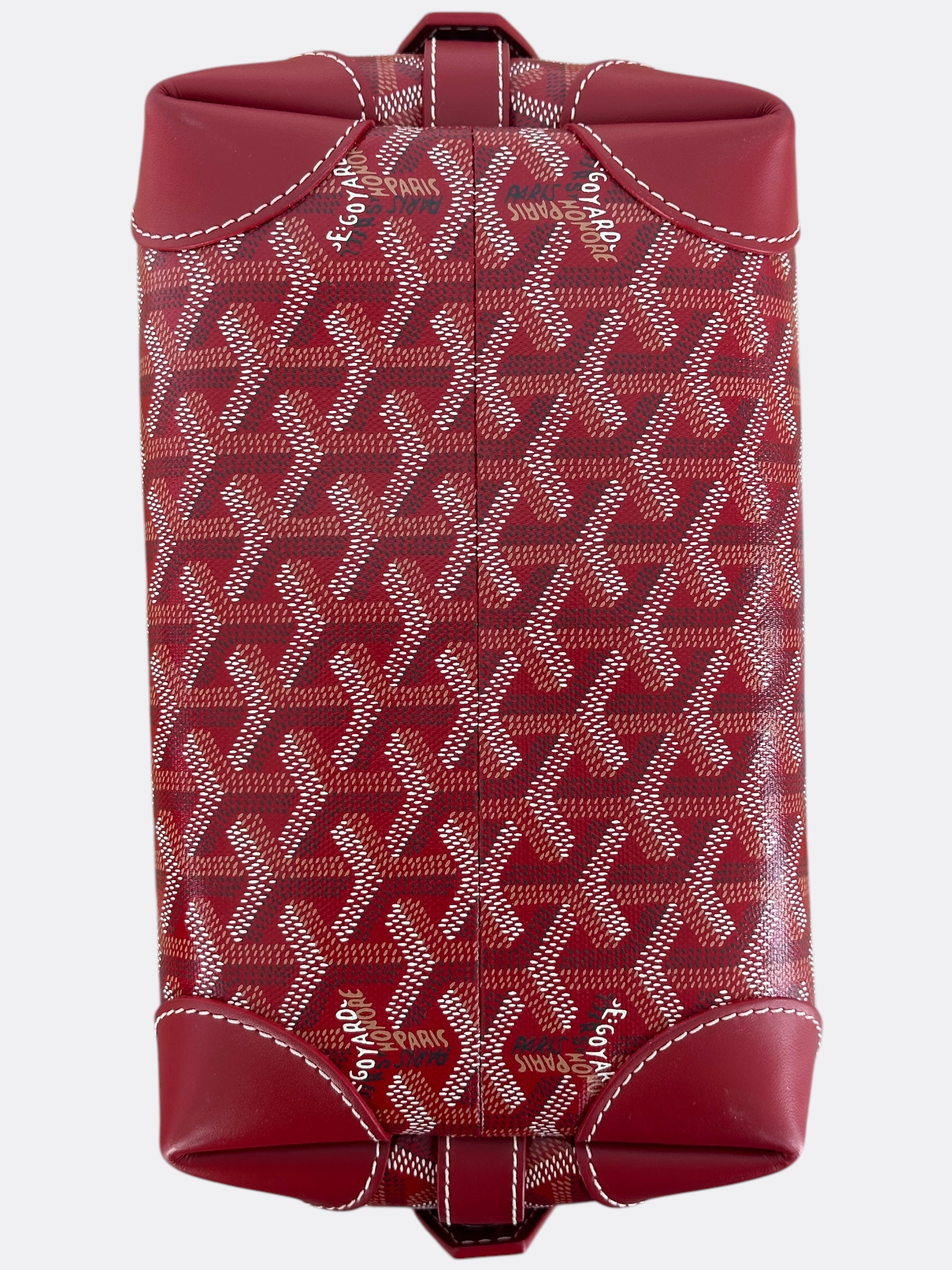 Goyard Burgundy Boeing 25 Mini Duffel Bag