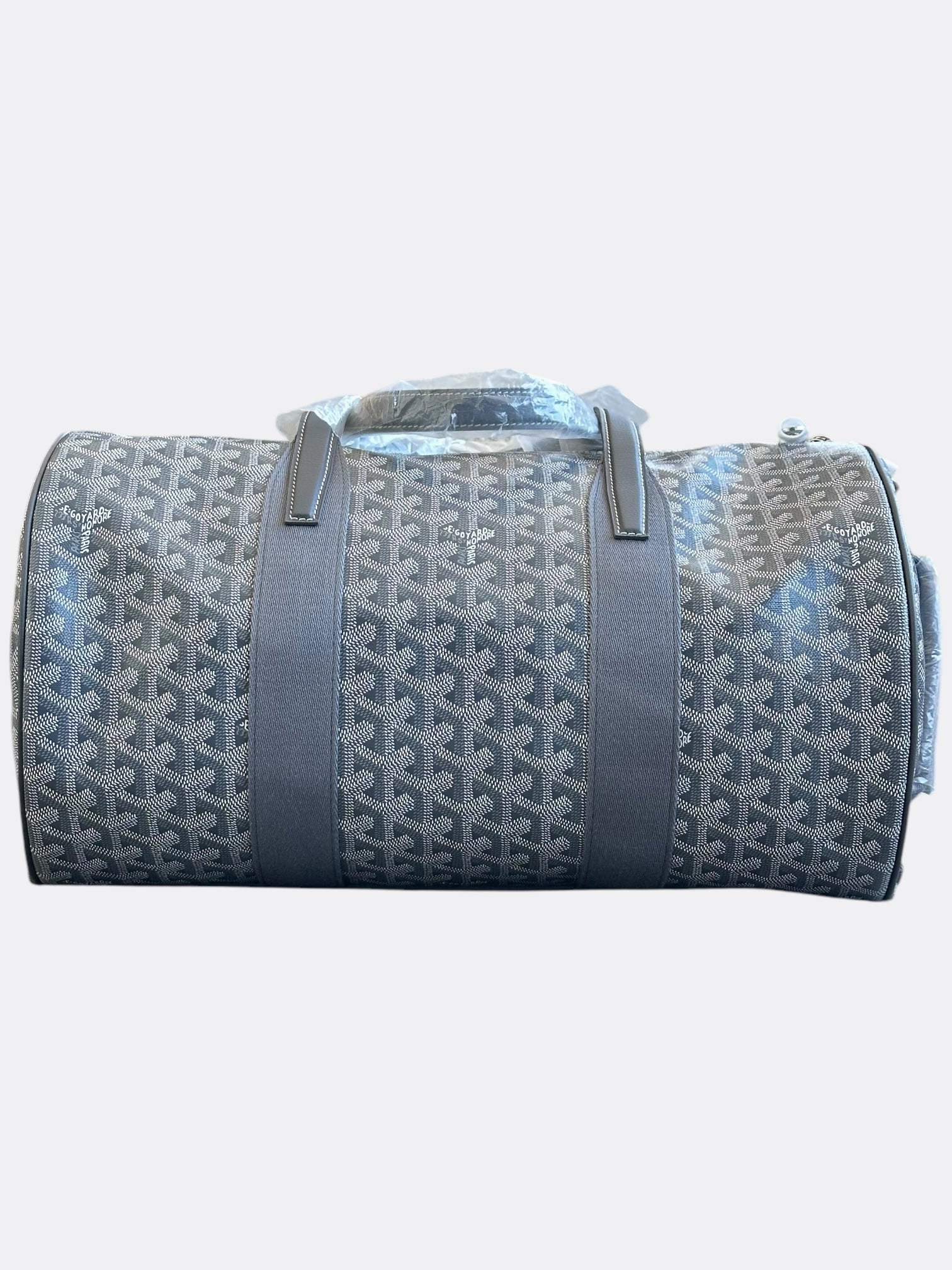 Goyard Grey Barrel 40 Sports Bag
